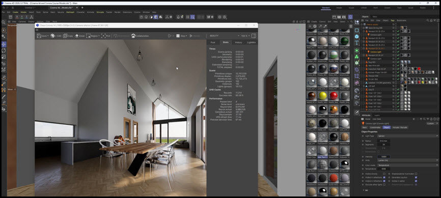 Chaos Corona 15 hotfix 1 for Cinema 4D – 2026 Win ปลั๊กอินเรนเดอร์ภาพ 3 มิติสุดสมจริงบน C4D โปรแกรม