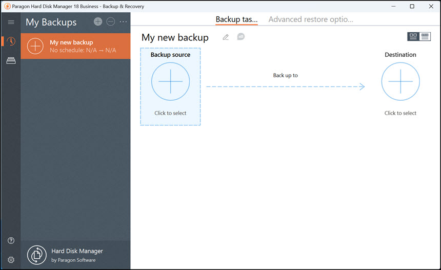 Paragon Hard Disk Manager 18 ล่าสุด Business Workstation 18 + WinPE โปรแกรมจัดการฮาร์ดดิสก์ระดับองค์กร
