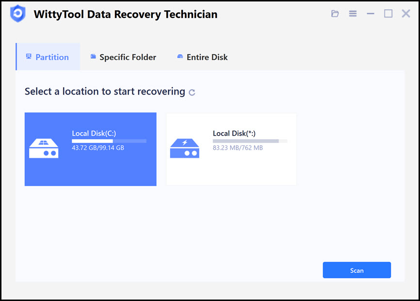 Wittytool Data Recovery 8.0 Technician สุดยอดโปรแกรมกู้คืนไฟล์และข้อมูลที่สูญหาย โปรแกรม