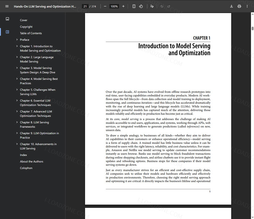 Hands-On LLM Serving and Optimization : Hosting LLMs at Scale (True PDF) โปรแกรม