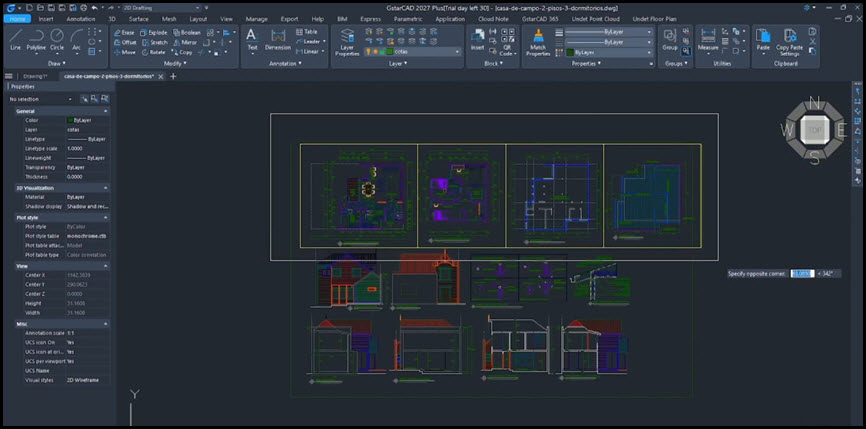 GstarCAD 2027 Professional (x64) สุดยอดโปรแกรมเขียนแบบ CAD 2D/3D ประสิทธิภาพสูง โปรแกรม