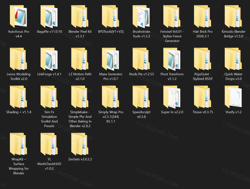 Blender Addons Bundle 3 June 2026 ชุดรวมสุดยอด Add-ons ช่วยขึ้นรูปโมเดลและสร้างเอฟเฟกต์ 3D ระดับโปร โปรแกรม