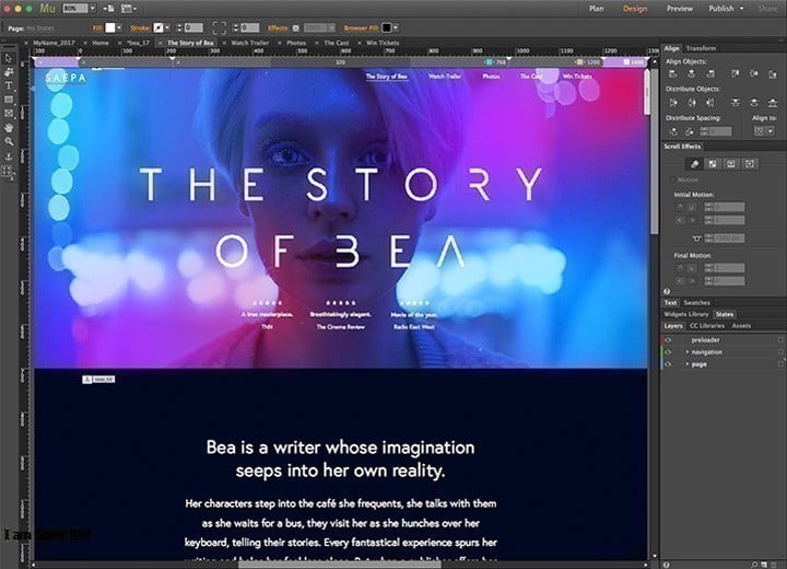Adobe Muse CC 2018 (64Bit) Full โปรแกรมออกแบบเว็บไซต์ ฟรี