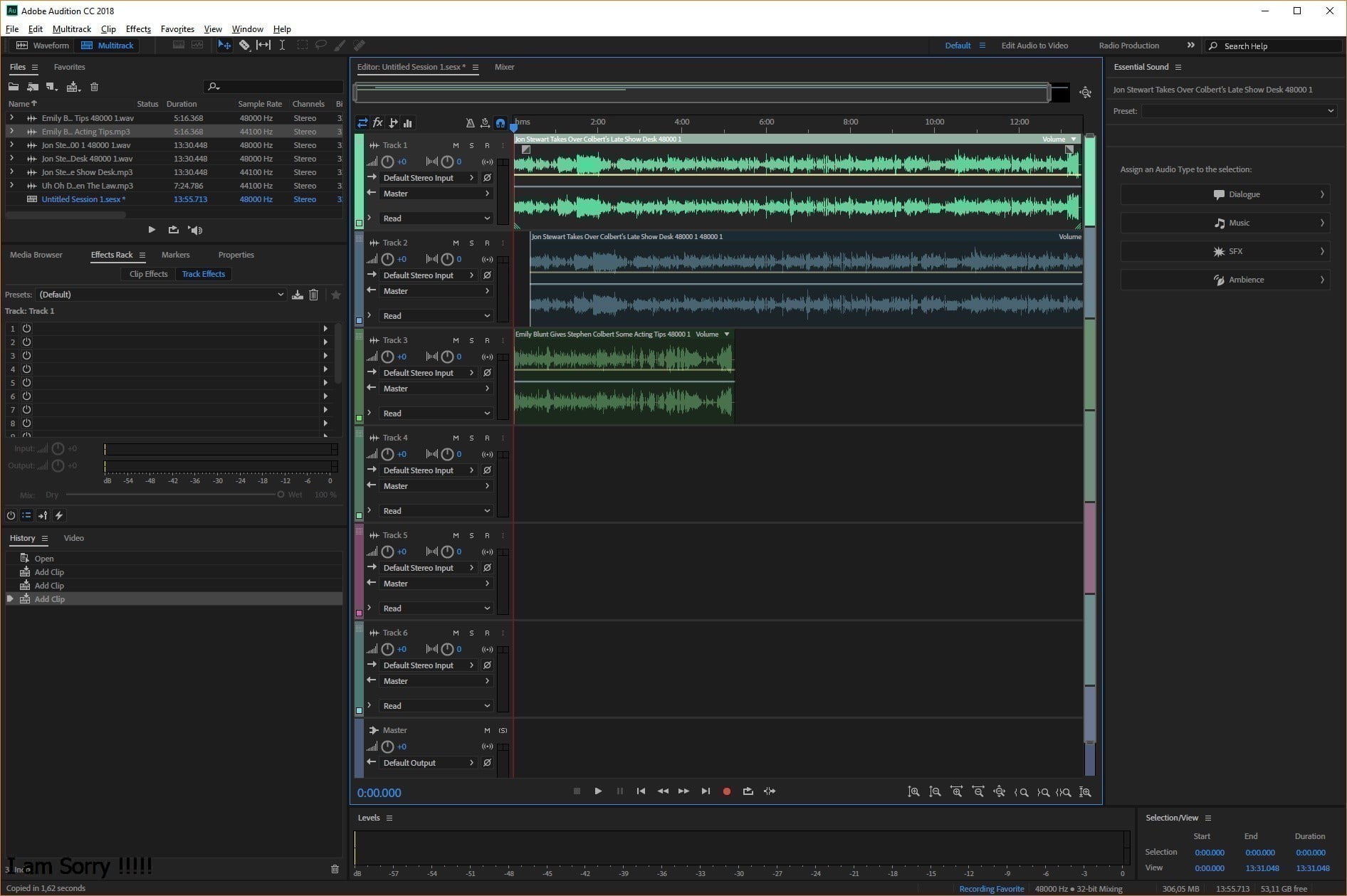 Adobe Audition CC 2018 (64Bit) โปรแกรมตัดต่อเสียง ฟรี