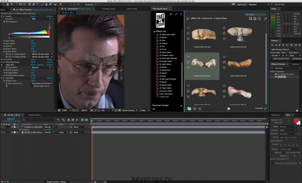 Adobe After Effects CC 2017 (64Bit) Full โปรแกรมตัดต่อวิดีโอ ทำ CG ฟรี