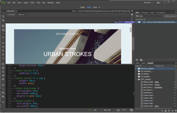 Adobe Dreamweaver CC 2018 (32Bit/64Bit) Full โปรแกรมพัฒนาเว็บไซต์ ฟรี