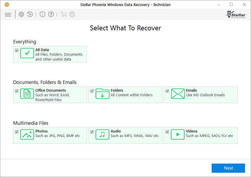 Stellar Phoenix Windows Data Recovery 9.0 Full โปรแกรมกู้ข้อมูล HDD SSD ฟรี