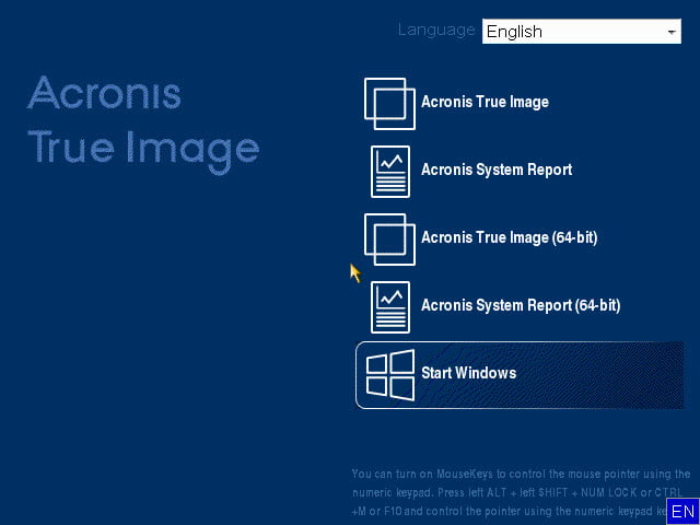Acronis True Image 2018 (Setup / Bootable ISO) โปรแกรมสำรองข้อมูล ฟรี