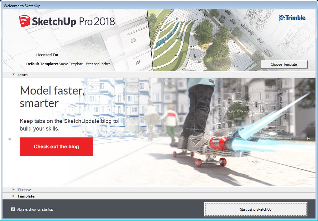 SketchUp Pro 2018 (64Bit) Full โปรแกรมออกแบบบ้าน ฟรี