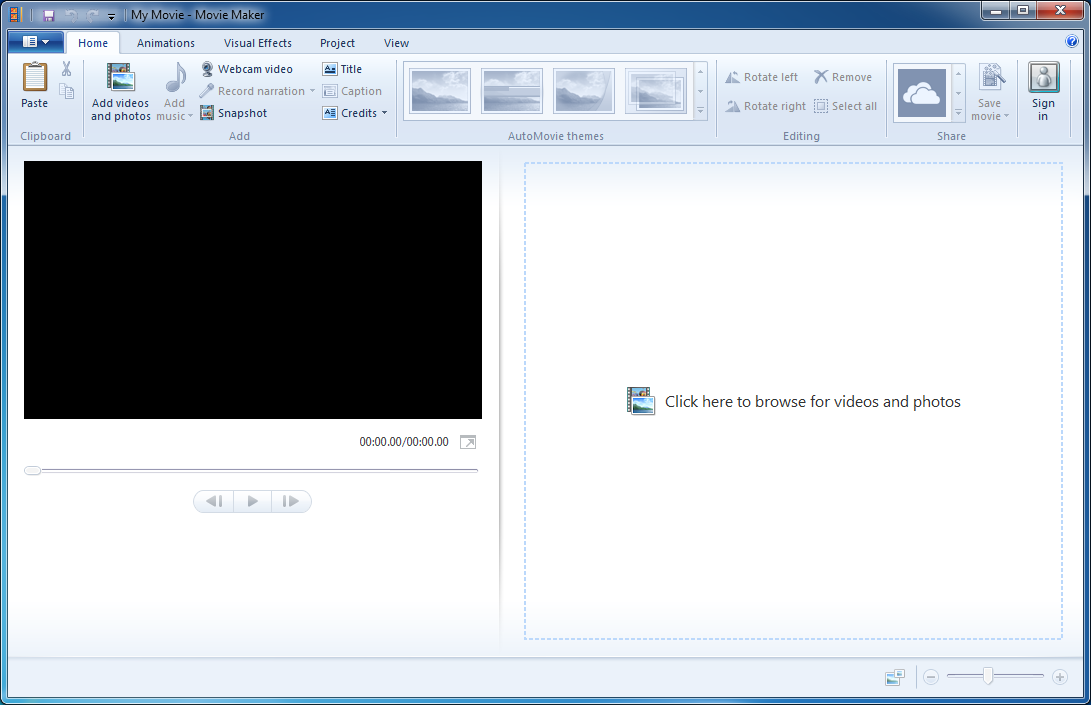 Windows Movie Maker Full Offline Installer สร้างสไลด์โชว์ ตัดต่อวิดีโอ ตัวเต็ม ฟรี โปรแกรม