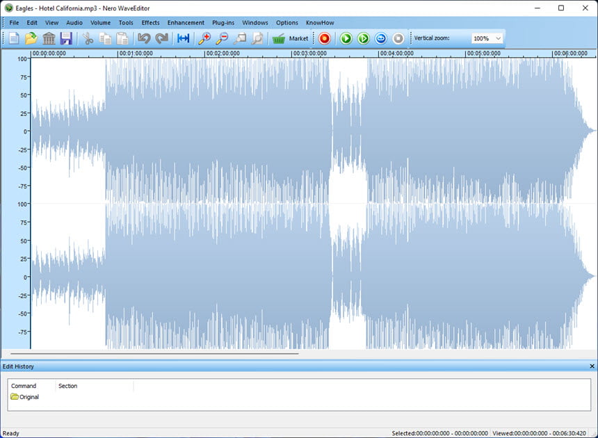 Nero Wave Editor 26 ล่าสุด โปรแกรมตัดต่อเสียง บันทึกเสียง ฟรี
