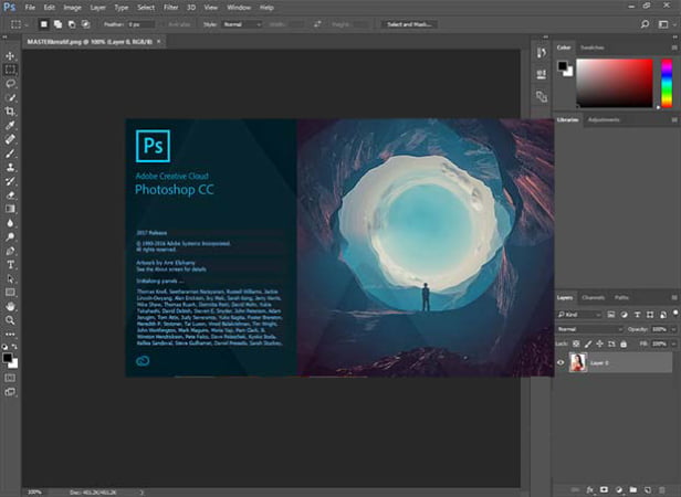 Adobe Photoshop CC 2017 (32Bit/64Bit) Full โปรแกรมแต่งรูป ยอดนิยม ฟรี