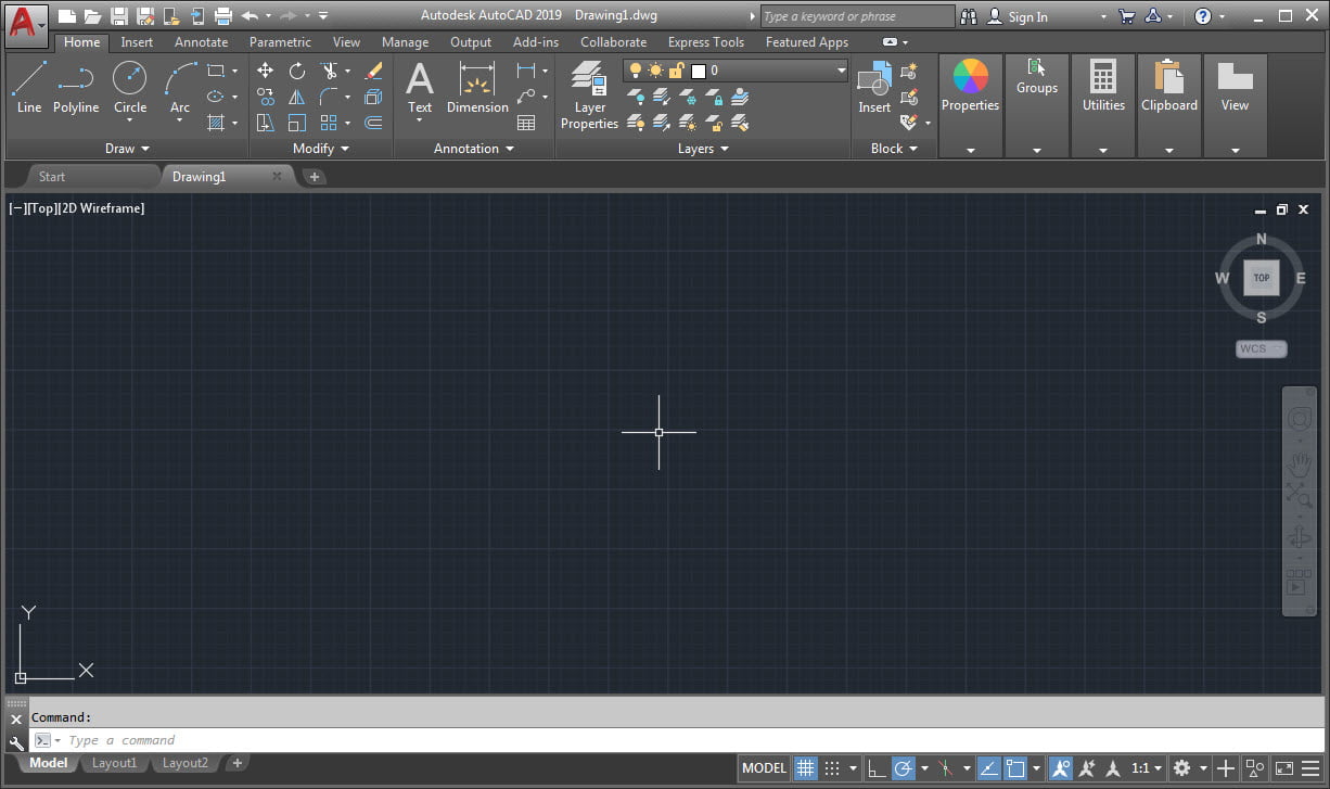 AutoCAD 2019 (32Bit/64Bit) Full โปรแกรมเขียนแบบ CAD