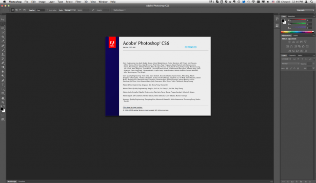 Adobe Photoshop CS6 Extended Full พร้อม Serial โปรแกรมแต่งรูป ฟรี