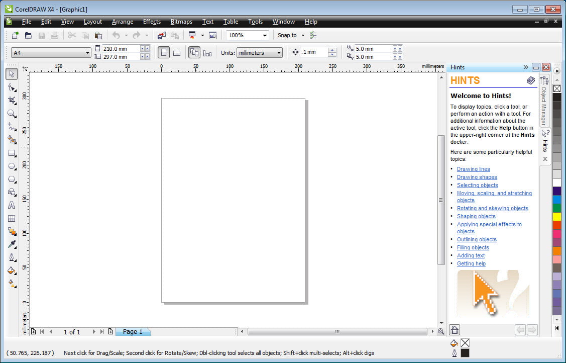 CorelDRAW Graphics Suite X4 (32Bit/64Bit) Full โปรแกรม ออกแบบภาพกราฟิก ฟรี