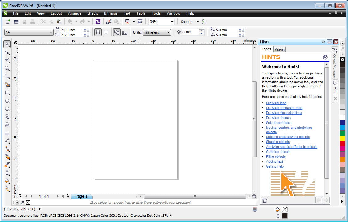 CorelDRAW Graphics Suite X6 (32Bit/64Bit) Full โปรแกรมออกแบบภาพกราฟิก ฟรี