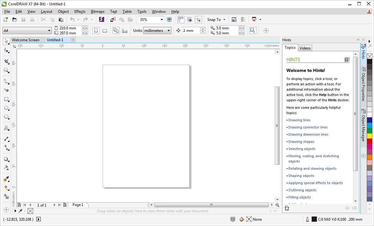 CorelDRAW Graphics Suite X7 โปรแกรมออกแบบภาพกราฟิก