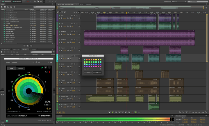 Adobe Audition CC 2018 (64Bit) โปรแกรมตัดต่อเสียง ฟรี