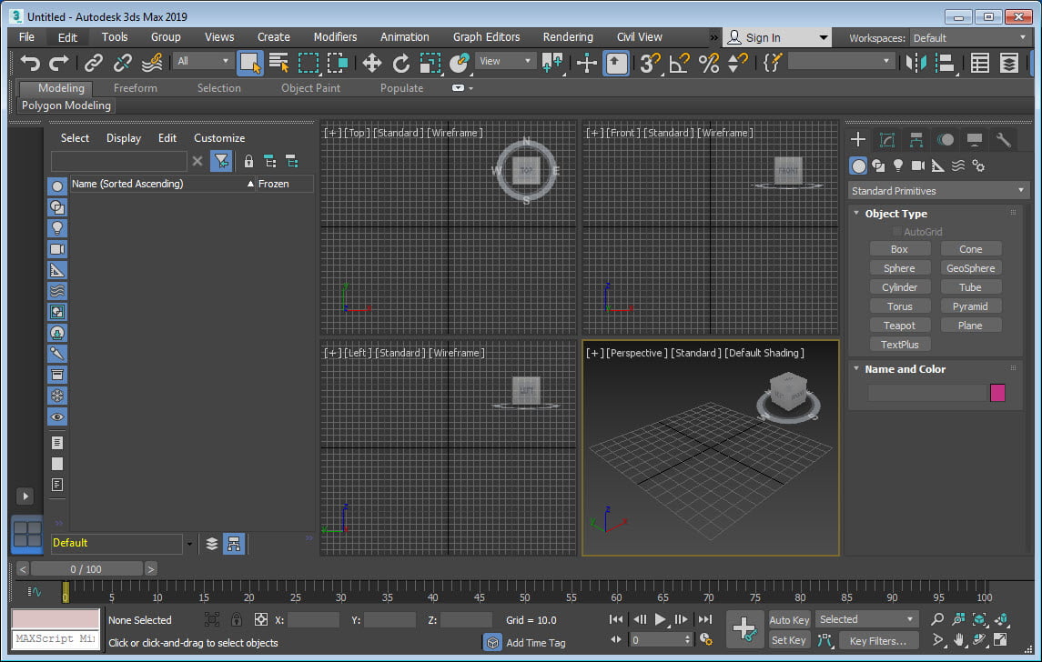 Autodesk 3ds Max 2019 (64Bit) โปรแกรมออกแบบ 3D ฟรี