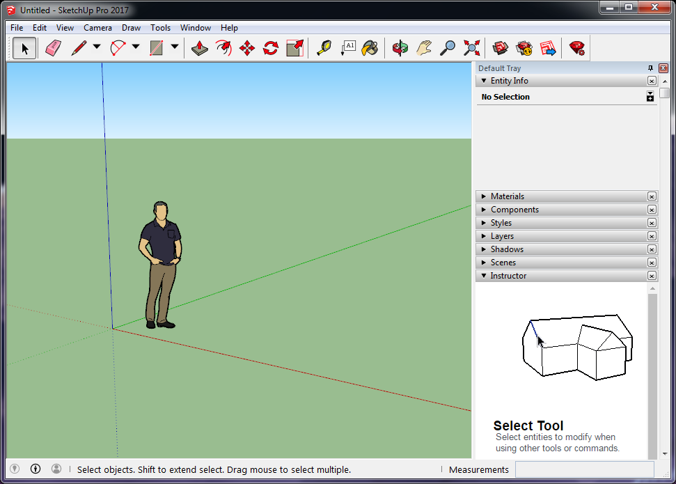 SketchUp Pro 2017 (64Bit) Full โปรแกรมออกแบบบ้าน 3D ฟรี