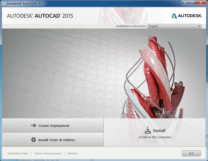 AutoCAD 2015 (32Bit/64Bit) โปรแกรมเขียนแบบ CAD 2D / 3D