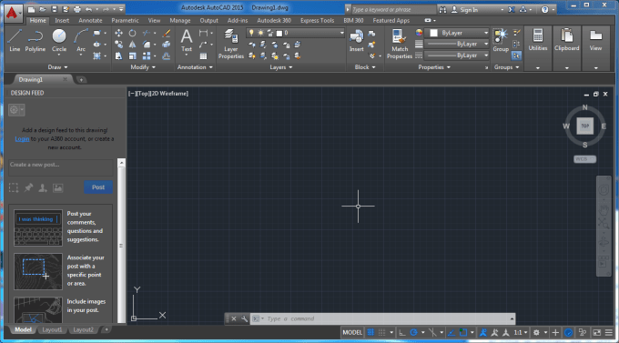 AutoCAD 2015 (32Bit/64Bit) โปรแกรมเขียนแบบ CAD 2D / 3D