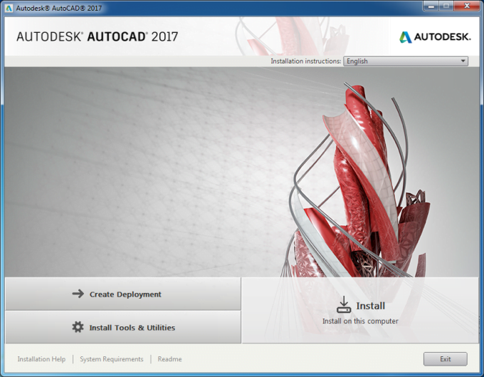 AutoCAD 2017 (32Bit/64Bit) โปรแกรมเขียนแบบ CAD 2D / 3D