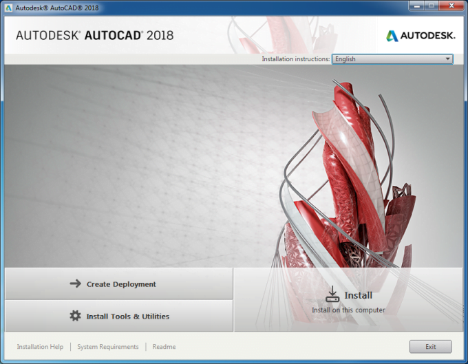 AutoCAD 2018 (32Bit/64Bit) โปรแกรม เขียนแบบ CAD 2D / 3D