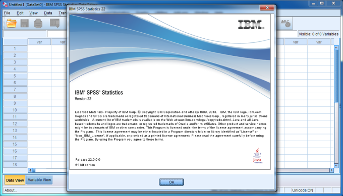 IBM SPSS Statistics 22 (32Bit/64Bit) Full โปรแกรมวิเคราะห์ทางสถิติ ฟรี