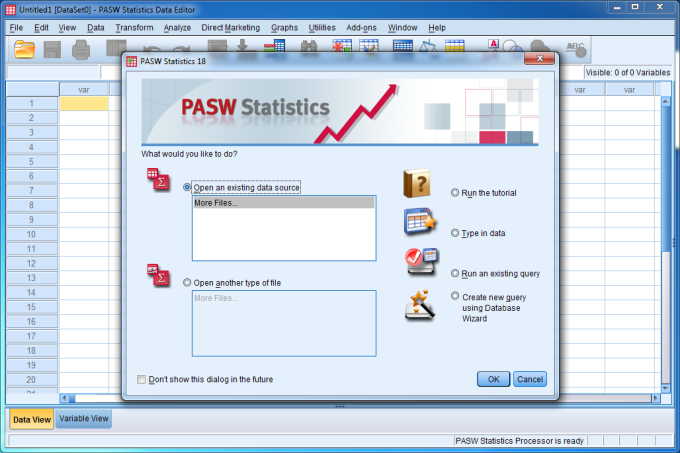 IBM SPSS Statistics 18 (32Bit/64Bit) Full โปรแกรมวิเคราะห์ทางสถิติ ฟรี