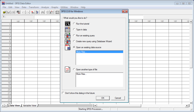 IBM SPSS Statistics 13 (32Bit/64Bit) Full โปรแกรมวิเคราะห์ทางสถิติ ฟรี