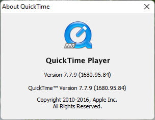 QuickTime Player Pro 7 โปรแกรมดูหนัง ฟังเพลง ล่าสุด ฟรี