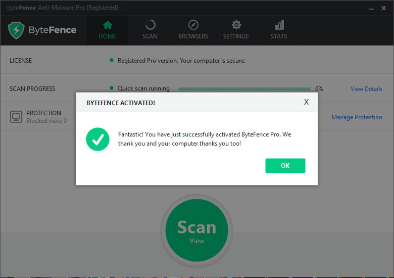 ByteFence Anti-Malware PRO 5 Full โปรแกรมป้องกันมัลแวร์ ล่าสุด ฟรี
