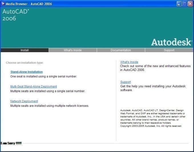 AutoCAD 2006 (32Bit/64Bit) Full โปรแกรม เขียนแบบ CAD 2D / 3D ฟรี