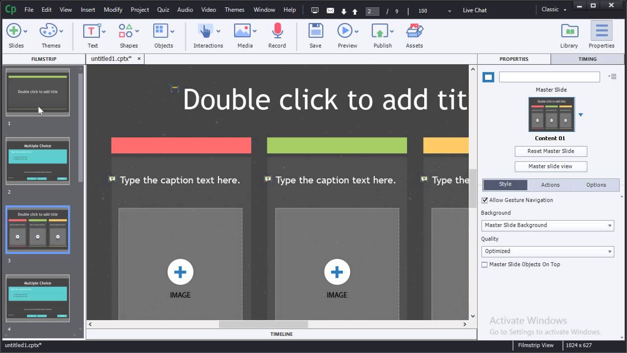 Adobe Captivate 9 (32Bit/64Bit) Full ฟรี โปรแกรม
