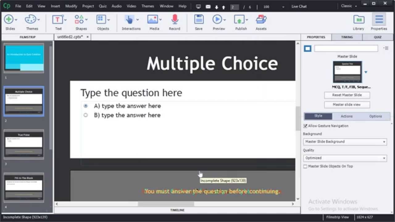 Adobe Captivate 9 (32Bit/64Bit) Full ฟรี โปรแกรม