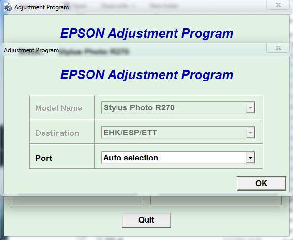 Epson Adjustment Program R270 (EHK/ESP/ETT)