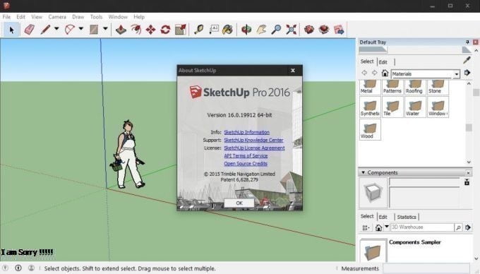 SketchUp Pro 2016 (32Bit/64Bit) Full โปรแกรมออกแบบบ้าน