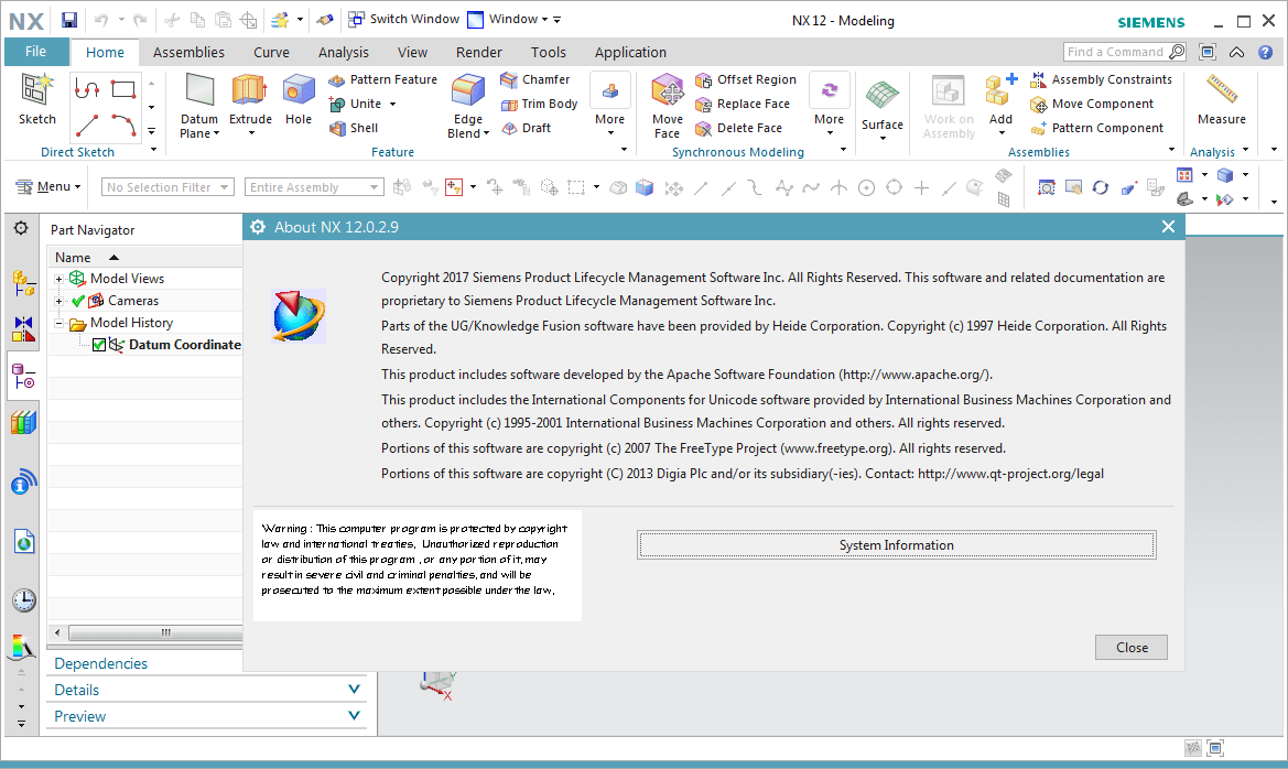 Siemens NX 12.0 Mr2 พร้อมวิธีติดตั้ง (64Bit) Full โปรแกรมออกแบบและจำลอง 3D ฟรี