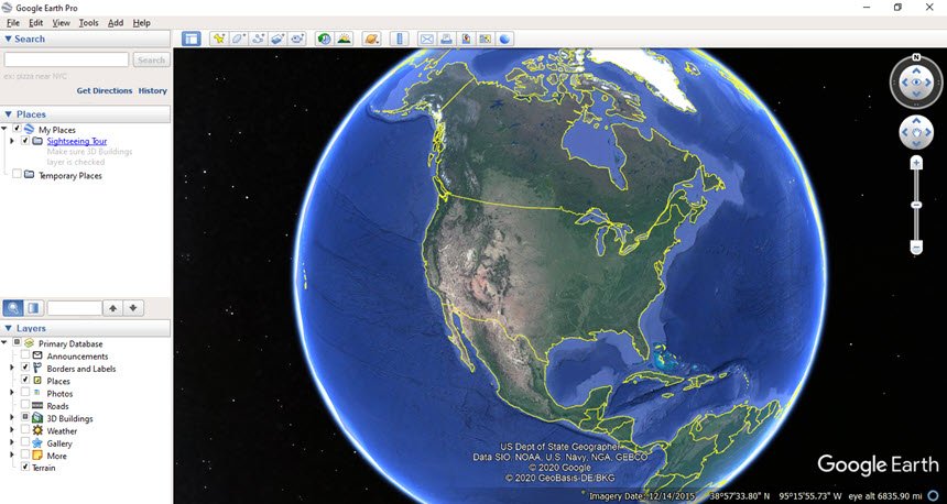 Google Earth Pro 7 ล่าสุด โปรแกรมแผนที่ 3 มิติความละเอียดสูง