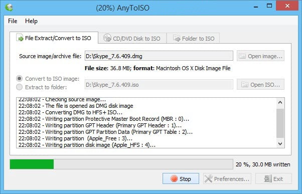 AnyToISO Pro 3 ล่าสุด โปรแกรมแปลงไฟล์ ISO