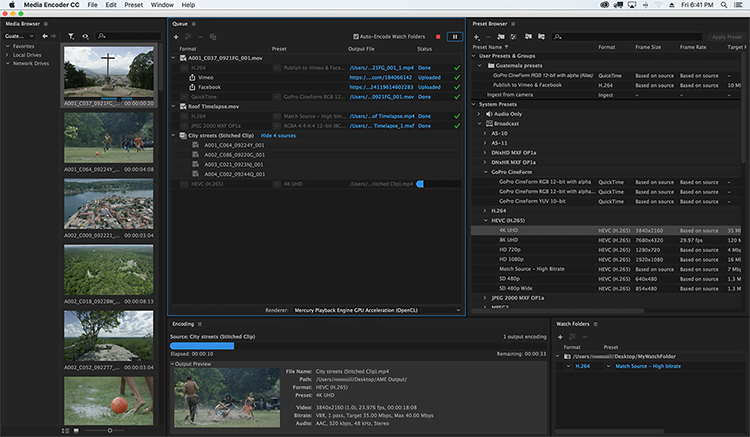 Adobe Media Encoder CC 2019 (64Bit) Full โปรแกรมเรนเดอร์วิดีโอ ฟรี