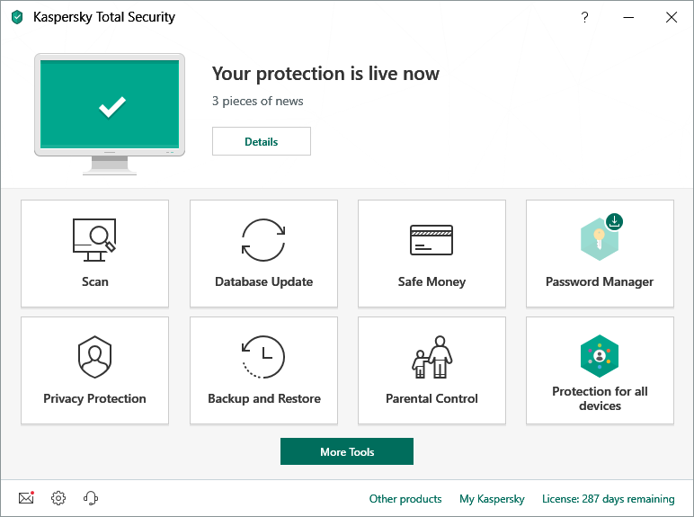 Kaspersky Total Security 2019 (32Bit/64Bit) Full ตัวเต็ม ล่าสุด ฟรี โปรแกรม