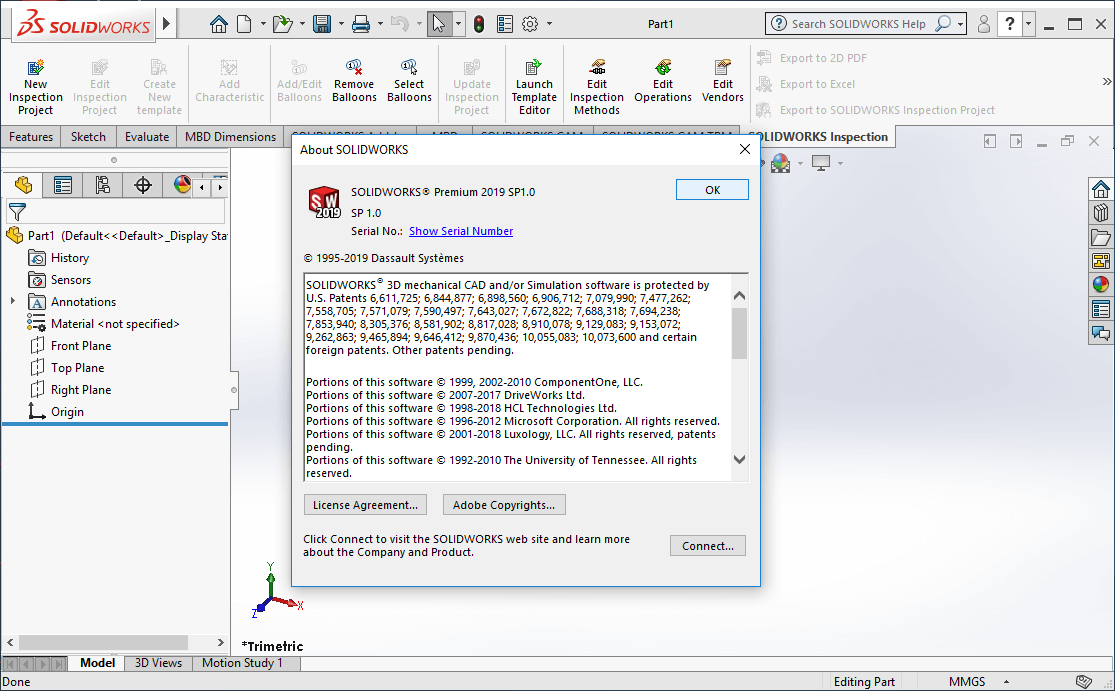 SOLIDWORKS Premium 2019 SP5 Full (64Bit) พร้อม VDO สอนติดตั้ง โปรแกรม