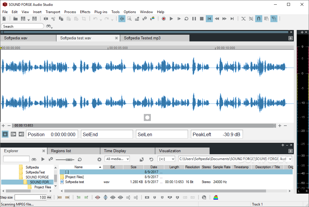 MAGIX SOUND FORGE Pro 13.0 Full (Win/macOS) โปรแกรมตัดต่อเสียง ฟรี