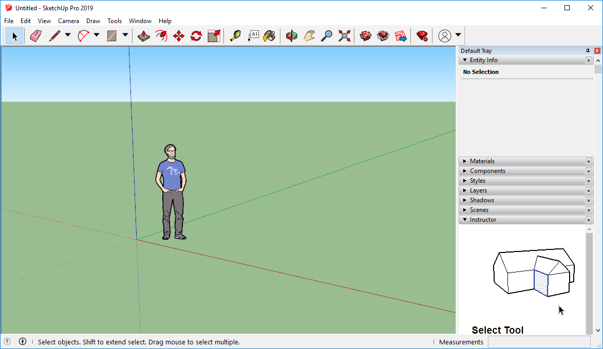 SketchUp Pro 2019 ล่าสุด.3 (Win/macOS) พร้อมวิธีติดตั้ง ฟรี โปรแกรม