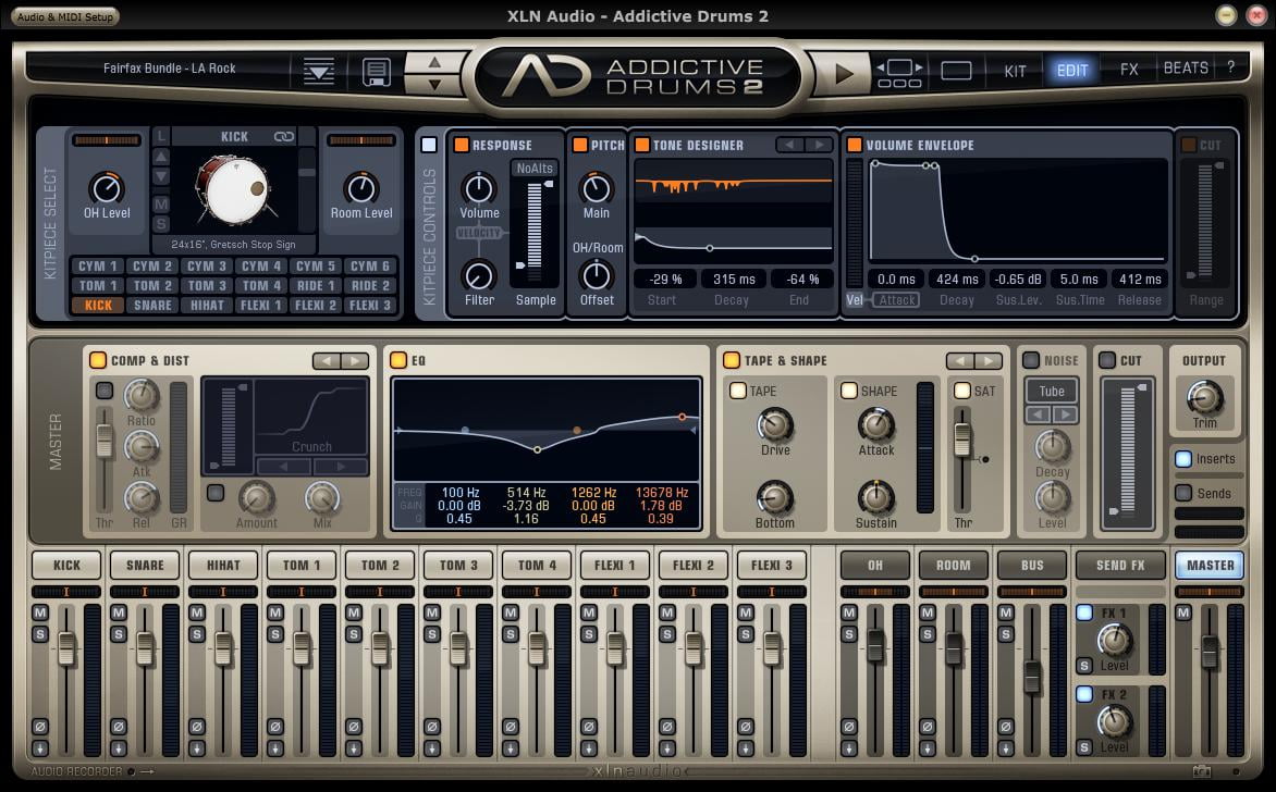XLN Audio Addictive Drums 2 ล่าสุด Complete 2 โปรแกรมจำลองเสียงกลอง สมจริงระดับโลก