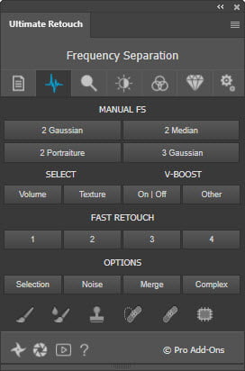 Ultimate Retouch Panel 3 ล่าสุด For Photoshop ปลั๊กอินรีทัช สำหรับ PS โปรแกรม