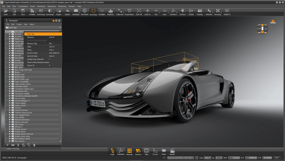 Autodesk VRED Professional 2019 โปรแกรมออกแบบ 3D