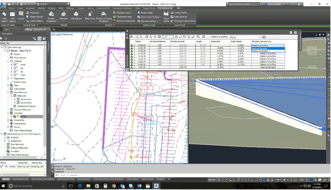 Autocad Civil 3D 2019 Full (64Bit) โปรแกรมจัดการแบบก่อสร้าง ฟรี